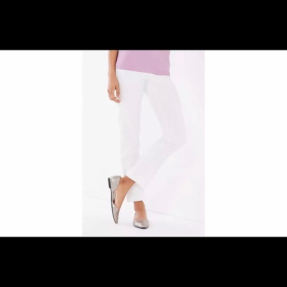 J.Jill Comfort Stretch Cotton Cropped Ankle Pant - Picture 2 of 5